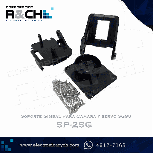 [SP-2SG] SP-2SG Soporte Gimbal Para Camara y servo SG90