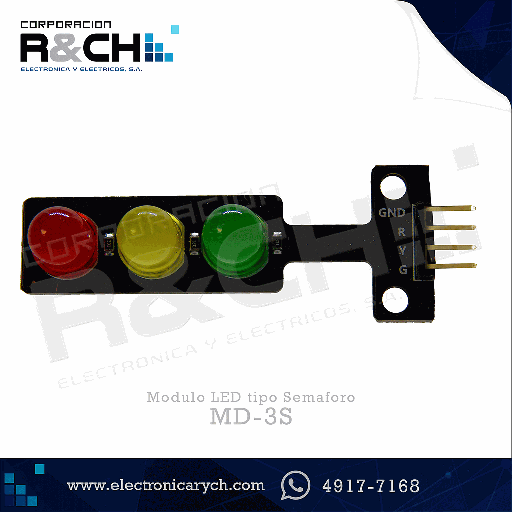 [MD-3S] MD-3S Modulo LED tipo Semaforo
