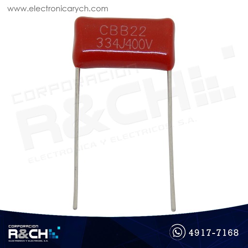 [CP-0.33U/400] CP-0.33U/400 Capacitor Polyester 0.33uF 400V