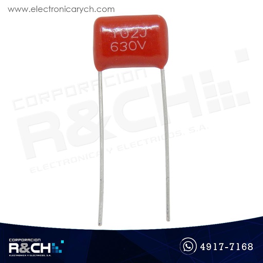 [CBB6-102] CBB6-102 Capacitor 0.001uF Poliester 630V