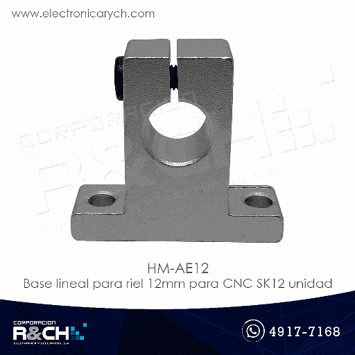 [HM-AE12] HM-AE12 base lineal para riel 12mm para CNC SK12 unidad