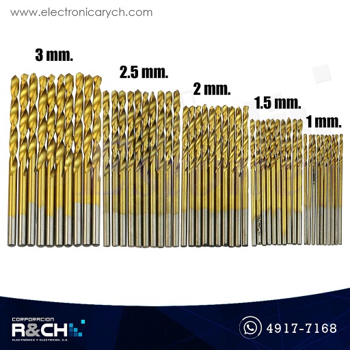 [BC-1350] BC-1350 Broca set 1,1.5,2,2.5,3mm