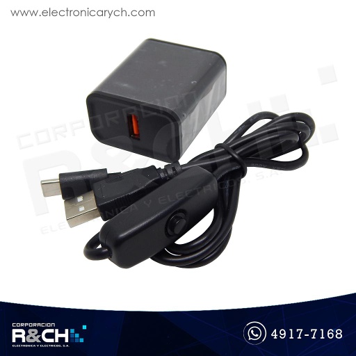 [AD-M530] AD-M530 Adaptador AC-DC 5V 3A tipo C
