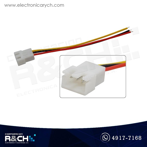 [CN-XH3FM] CN-XH3FM Conector con cable XH 2.54mm 3 pin F-M 10cm