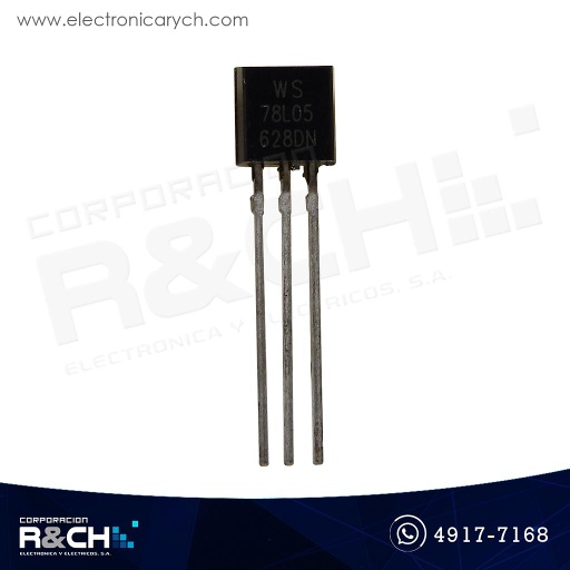 [NTE977] NTE977 Regulador vlt pos 5V 100mA L78L05 TO92