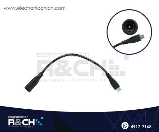 [CB-5521] CB-5521 Plug DC 5.5mmx2.1mm con cable 20cm