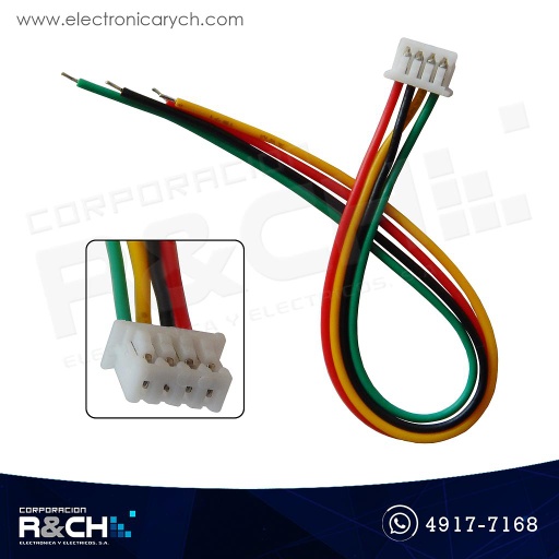 [CN-XH1.25F4] CN-XH125F4 Conector con cable XH 1.25mm 4 pin hembra 10cm