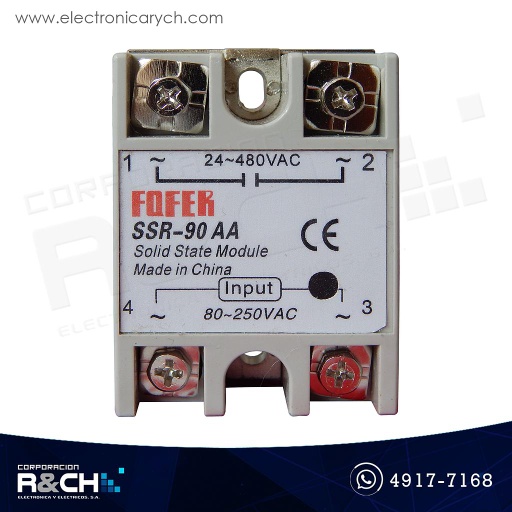 [RL-SSR90AA] RL-SSR90AA Relay de estado solido 90A 80-250VAC 24-480VAC
