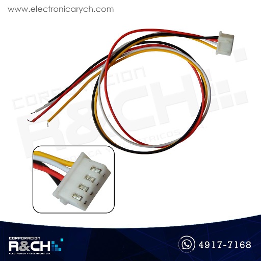 [CN-PH2-4F] CN-PH2-4F Conector con cable PH2.0mm 4 pin hembra 30cm