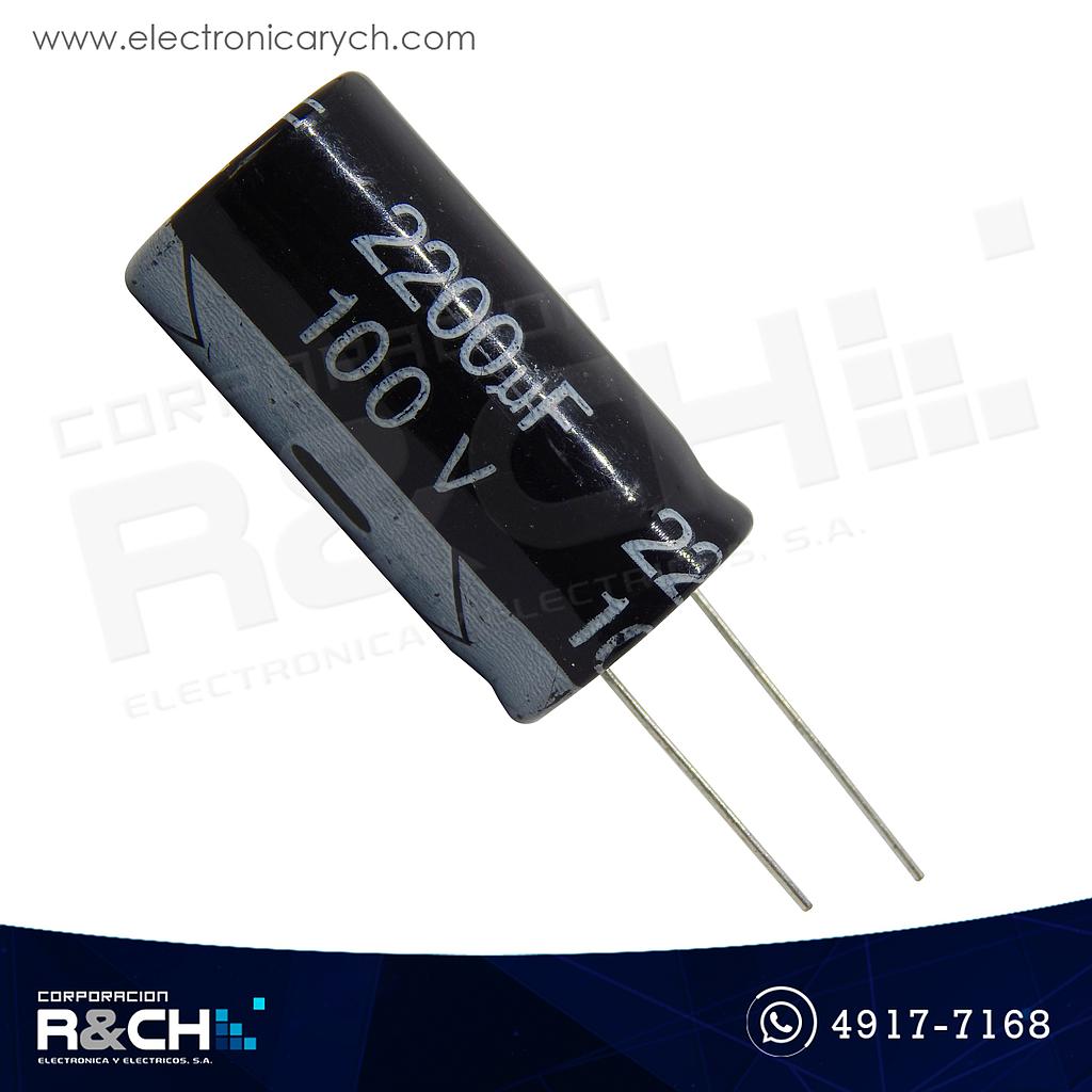 FE-2200U/100 Filtro electrolítico 2200uF 100V