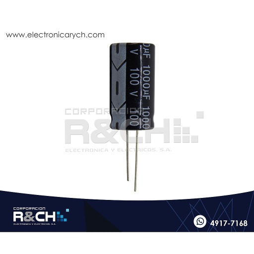 [FE-1000U/100] FE-1000U/100 Filtro electrolítico 1000uF 100V