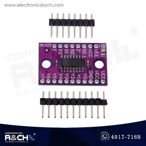 [MD-4051] MD-4051 Módulo múltiplexor analogico  8 canales 74HC4051