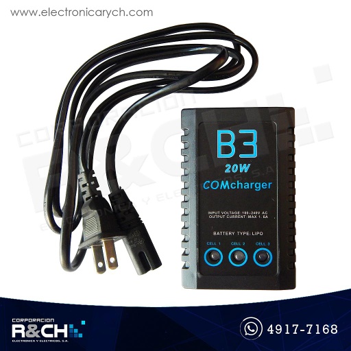 [BT-B3P20] BT-B3P20 Cargador de Bateria Lipo 20W 2S 3S 7.4V 11.1V
