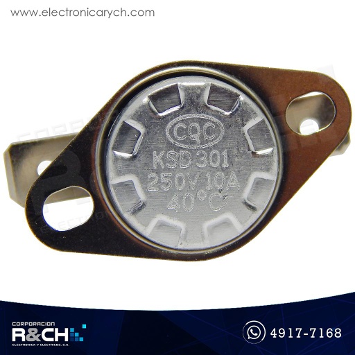 [SW-30140] SW-30140 Switch Termostato 10A 250V 40º NC KSD301