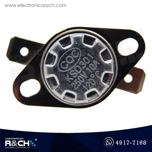 [SW-301120] SW-301120 Switch Termostato 10A 250V 120º NC KSD301