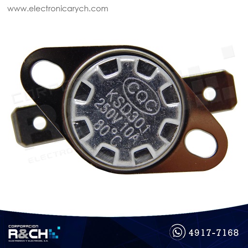 [SW-30180] SW-30180 Switch Termostato 10A 250V 80º NC KSD301