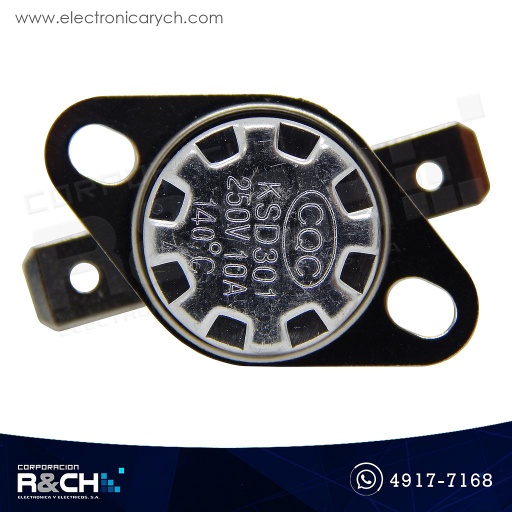 [SW-301140] SW-301140 Switch Termostato 10A 250V 140º NC KSD301