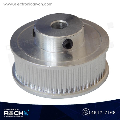 [PL-6016] PL-6016 Polea GT2 dentada 60 dientes para faja 10mm diametro eje 6.35mm