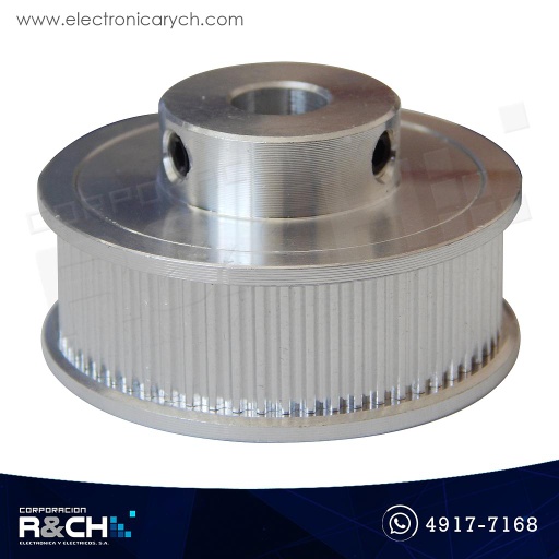 [PL-6018] PL-6018 Polea GT2 dentada 60 dientes para faja 10mm diametro eje 8mm