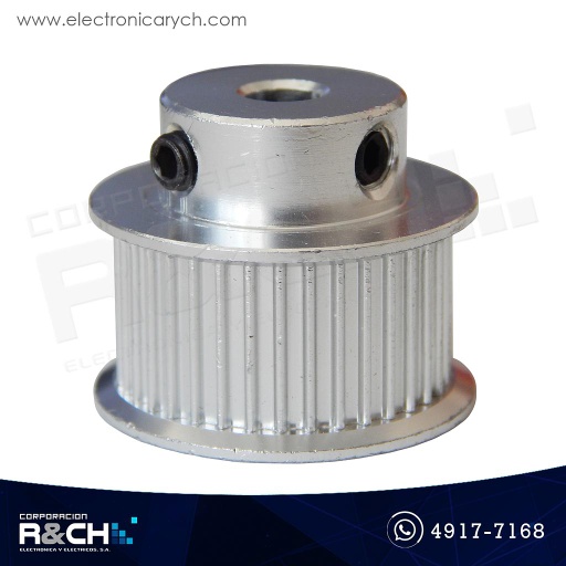 [PL-3615] PL-3615 Polea GT2 dentada 36 dientes para faja 10mm diametro eje 5mm