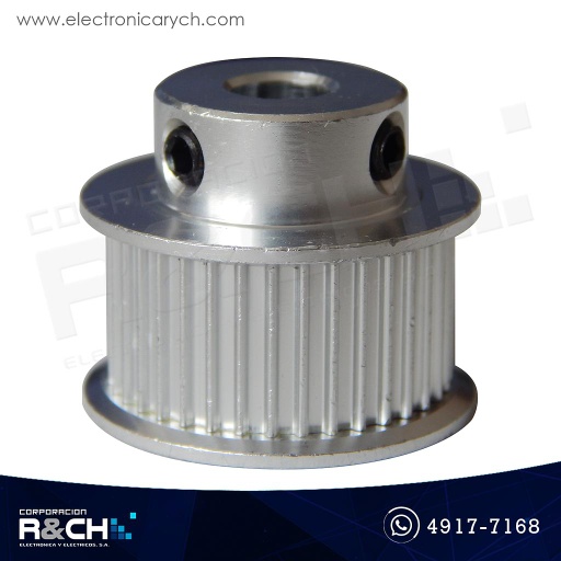 [PL-36163] PL-36163 Polea GT2 dentada 36 dientes para faja 10mm diámetro eje 6.35mm