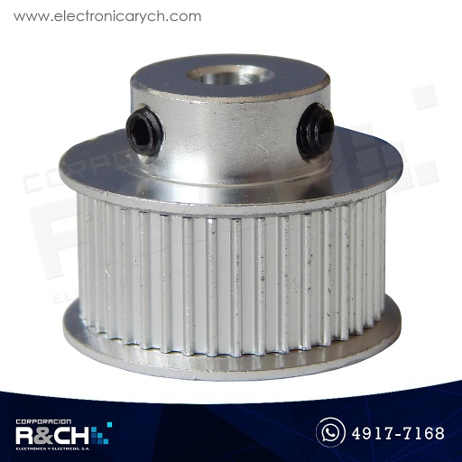 [PL-4016] PL-4016 Polea GT2 dentada 40 dientes para faja 10mm diámetro eje 6mm
