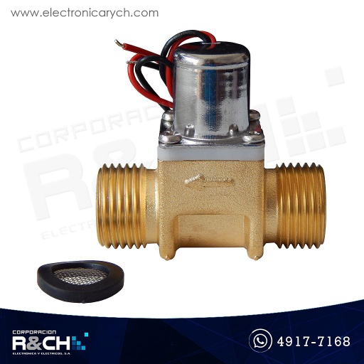 [SEN-VE4] SEN-VE4 Electro Valvula 4.5VDC NC 1/2" una direccion rosca cobre horizontal