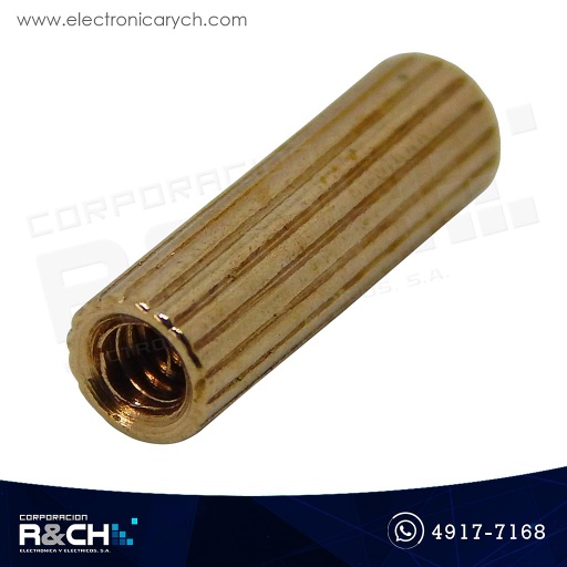 [TN-210] TN-210 Espaciador dorado 10mm hembra M2