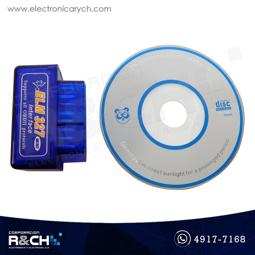 [MD-ELM327] MD-ELM327 Escáner automotriz OBD2 Bluetooth interfaz ELM327