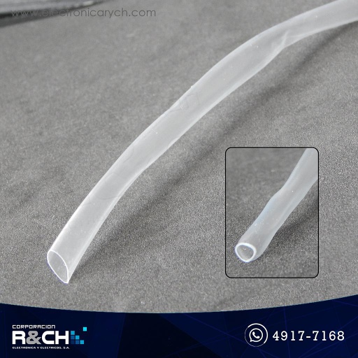 [TP-6T] TP-6T Termoencogible Transparente 6mm. pie