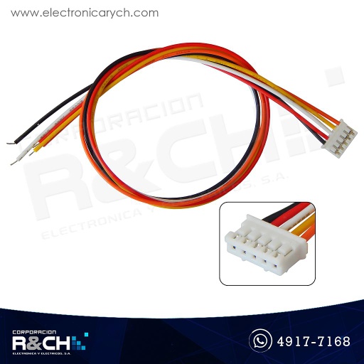 [CN-PH2-5F] CN-PH2-5F Conector con cable PH2.0mm 5 pin hembra 30cm