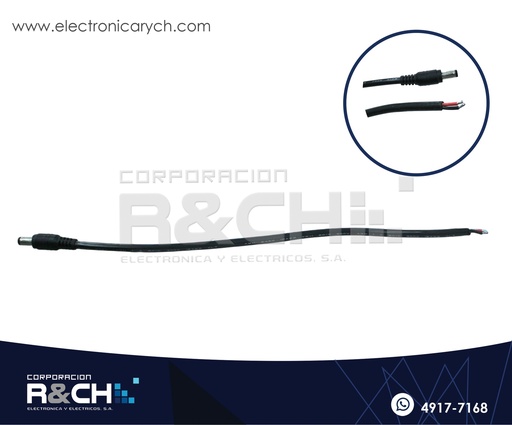 [CB-5521MU] CB-5521MU Cable convertidor plug 5.5x2.1mm a micro USB