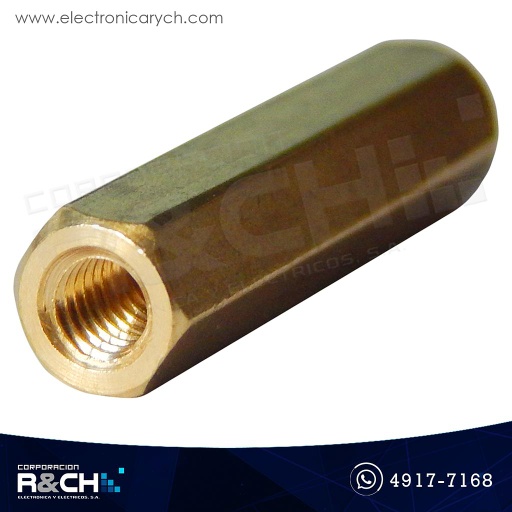 [TN-20F] TN-20F Espaciador o separador M3 dorado 20mm hembra