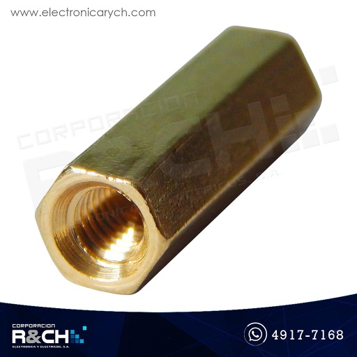 [TN-15F] TN-15F Espaciador o separador M3 dorado 15mm hembra