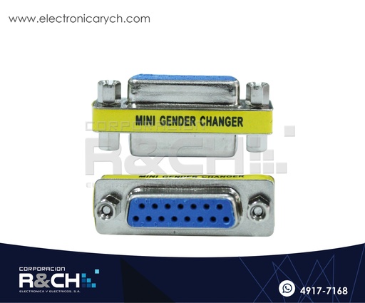 [CN-DB15FFR] CN-DB15FFR Conector DB15 Union Hembra Hembra RS232