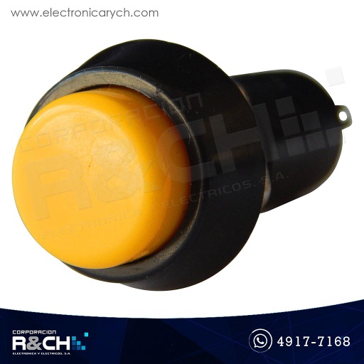 [SW-P12Y] SW-P12Y Pulsador Normalmente Abierto 12mm Amarillo Redondo