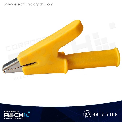 [TM-592Y] TM-592Y Lagarto 30A Para Puntas de Multímetro Amarillo