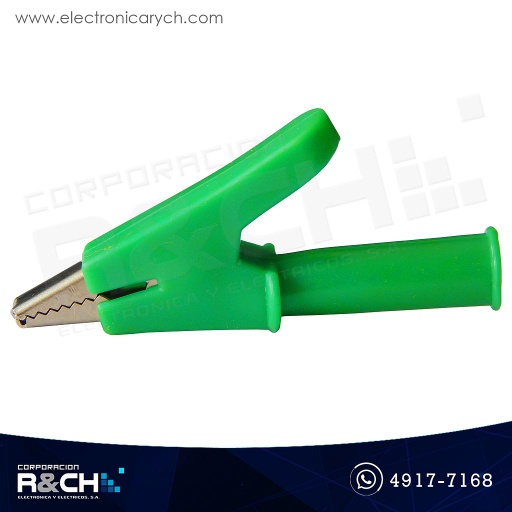 [TM-592G] TM-592G Lagarto 30A Para Puntas de Multímetro Verde