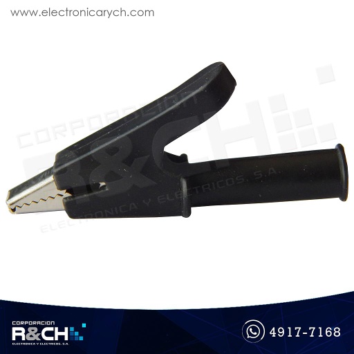 [TM-592B] TM-592B Lagarto 30A Para Puntas de Multímetro Negro