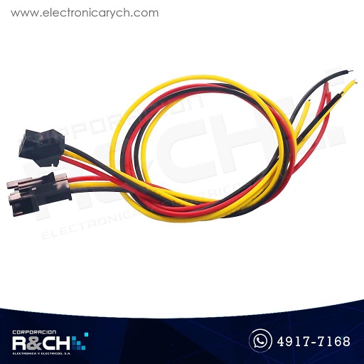 [CN-JST330] CN-JST330 Conector JST Con Cable F-M Par Negro 3 Pin 30cm