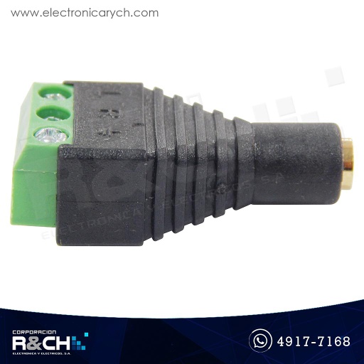 [AD-105F] AD-105F Adaptador Jack Stereo 3.5 Hembra a Bornera 3 Pin