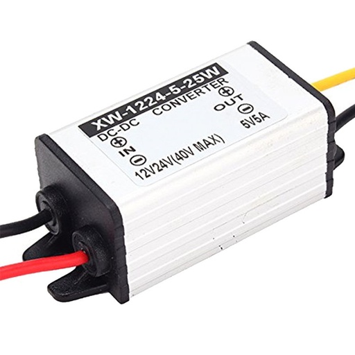[MD-12245] MD-12245 Modulo Regulador 24V a 5V DC Step Down Para Intemperie