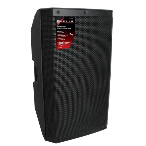 [FU-PRO1590] FU-PRO1590 Bocina Aplificada 15" 900-1800W FEUR