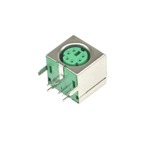 [JC-PS2V] JC-PS2V Conector Jack PS2 para impreso Verde