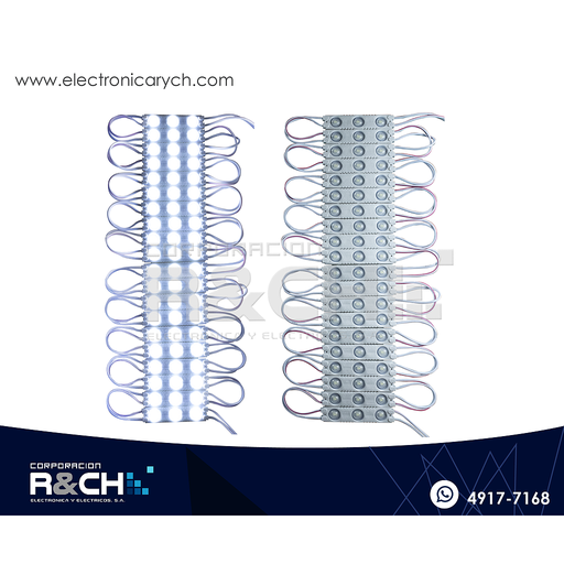 [MD-LED3] MD-LED3 Modulo LED 12V Blanco impermeable 60 Led