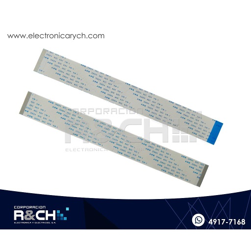 [CB-24LO21] CB-24LO21 Cable FFC De Lado Opuesto 24 Lineas 1mmx20cm