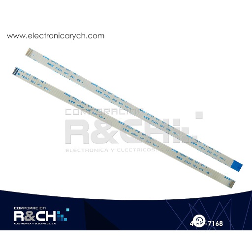 [CB-6LO21] CB-6LO21 Cable FFC De Lado Opuesto 6 Lineas 1mmx20cm