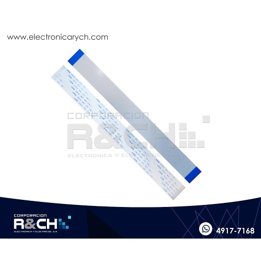 [CB-18ML21] CB-18ML21 Cable FFC Mismo Lado 18 Lineas 1mmx20cm