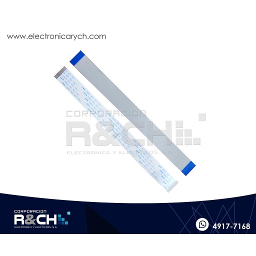 [CB-16ML21] CB-16ML21 Cable FFC Mismo Lado 16 Lineas 1mmx20cm