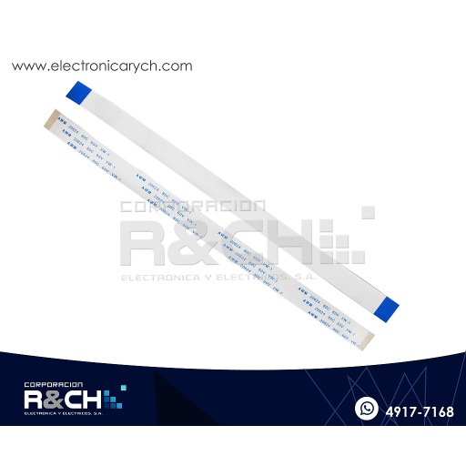 [CB-10ML21] CB-10ML21 Cable FFC Mismo Lado 10 Lineas 1mmx20cm